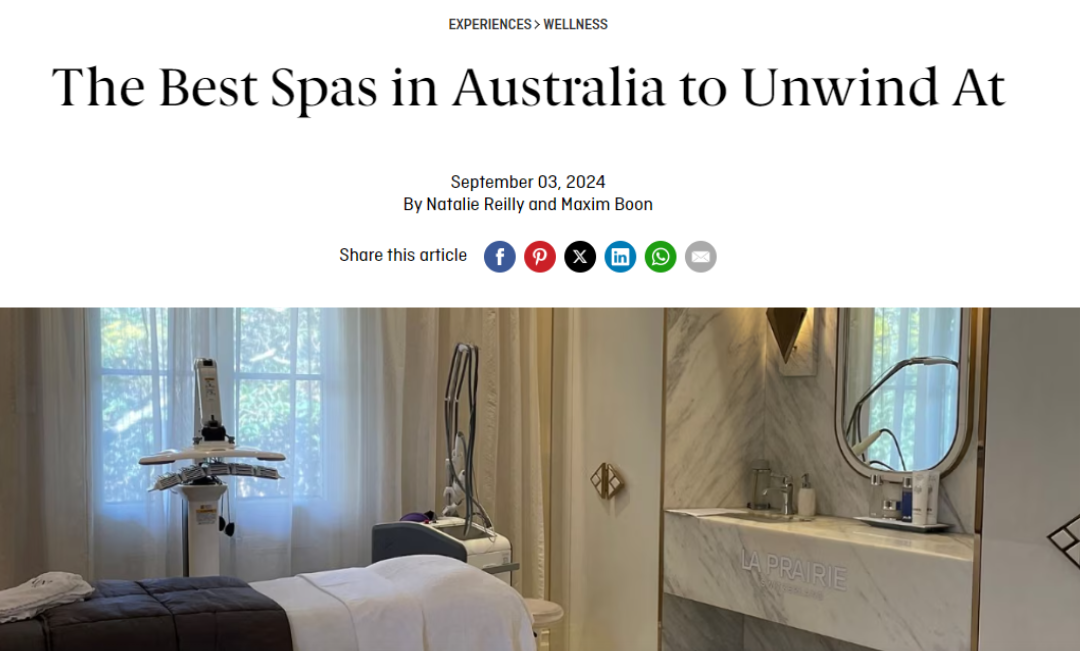QANTAS Travel: The Best Spas in Australia to Unwind